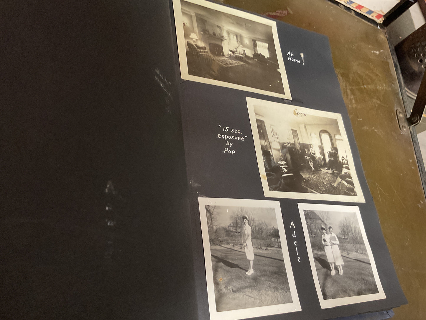 WWII Vintage US Naval Air Station Scrapbook