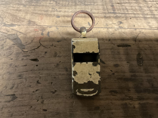WWI-era “Police Special” Whistle w/Finger Ring
