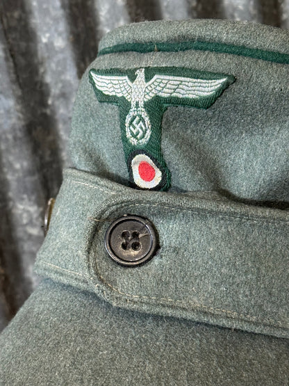 Original WWII German Heer M43 Field Cap – Army Mountain Troops / Jäger Style