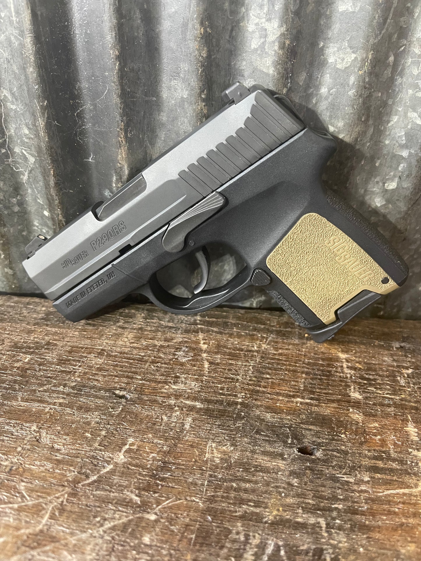 SIG Sauer P290RS .380 ACP Subcompact Pistol Package – Box, Holster & 3 Grip Sets