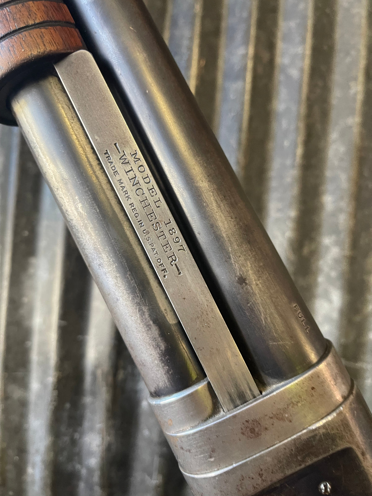 Winchester Model 1897 12 Gauge Pump Action Shotgun – 1910 Manufacture – 30” Barrel – Full Choke