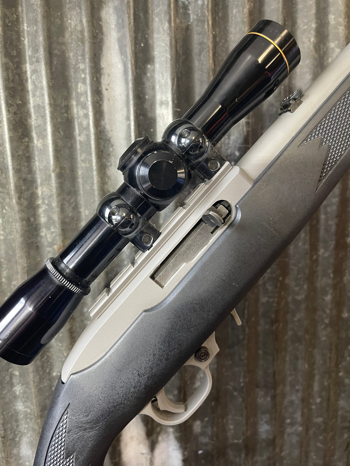 Ruger 10/22 Stainless .22 LR – Leupold Fixed 4x Scope – Synthetic Stock