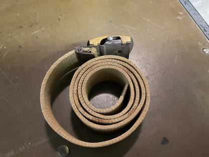 WWII Trench Art Belt Buckle with Belt