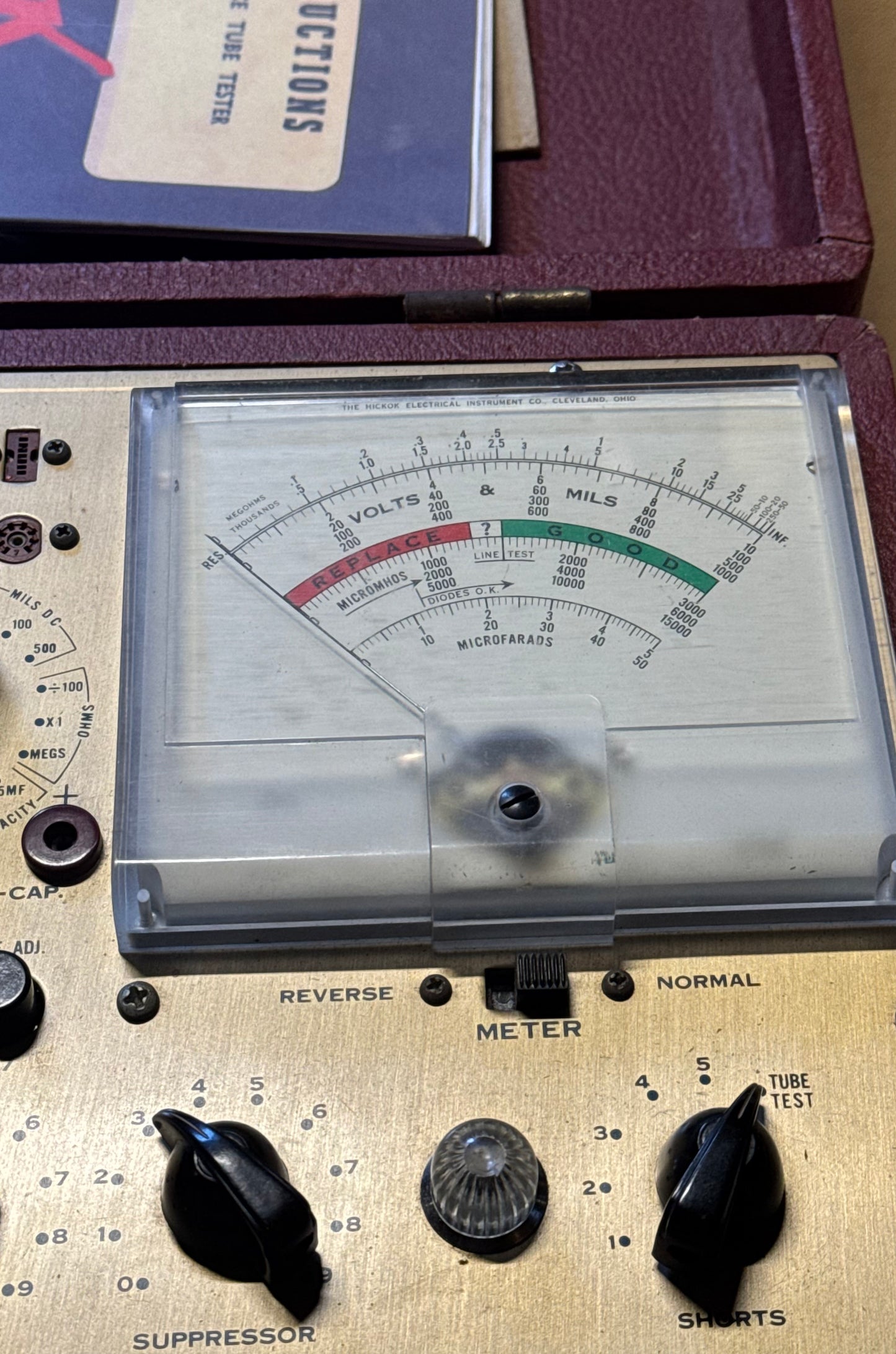 Hickok Model 605A Micromho Dynamic Mutual Conductance Tube Tester