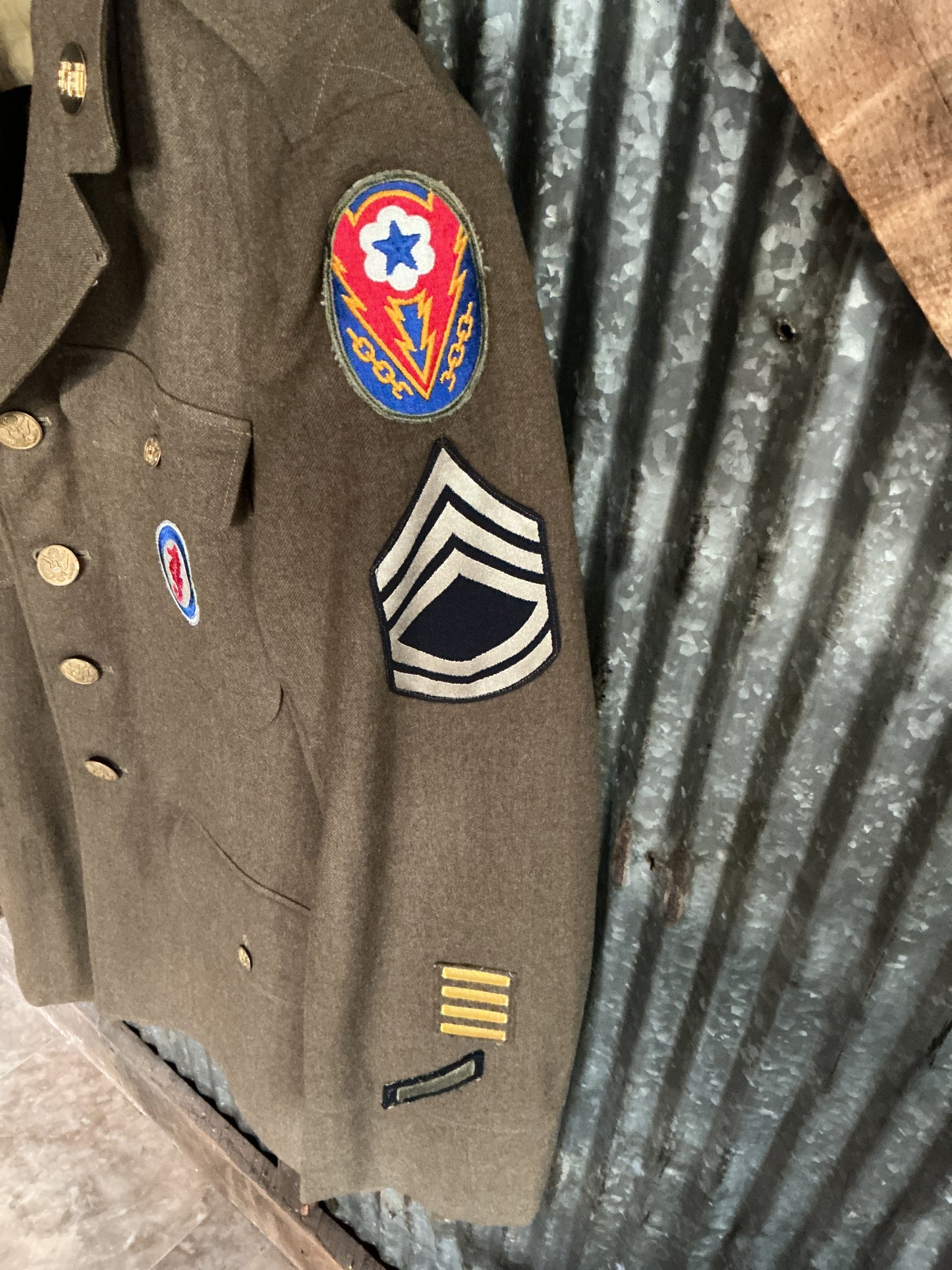 WWII 1942 US Army Amphibious Engineer SNCO Coat