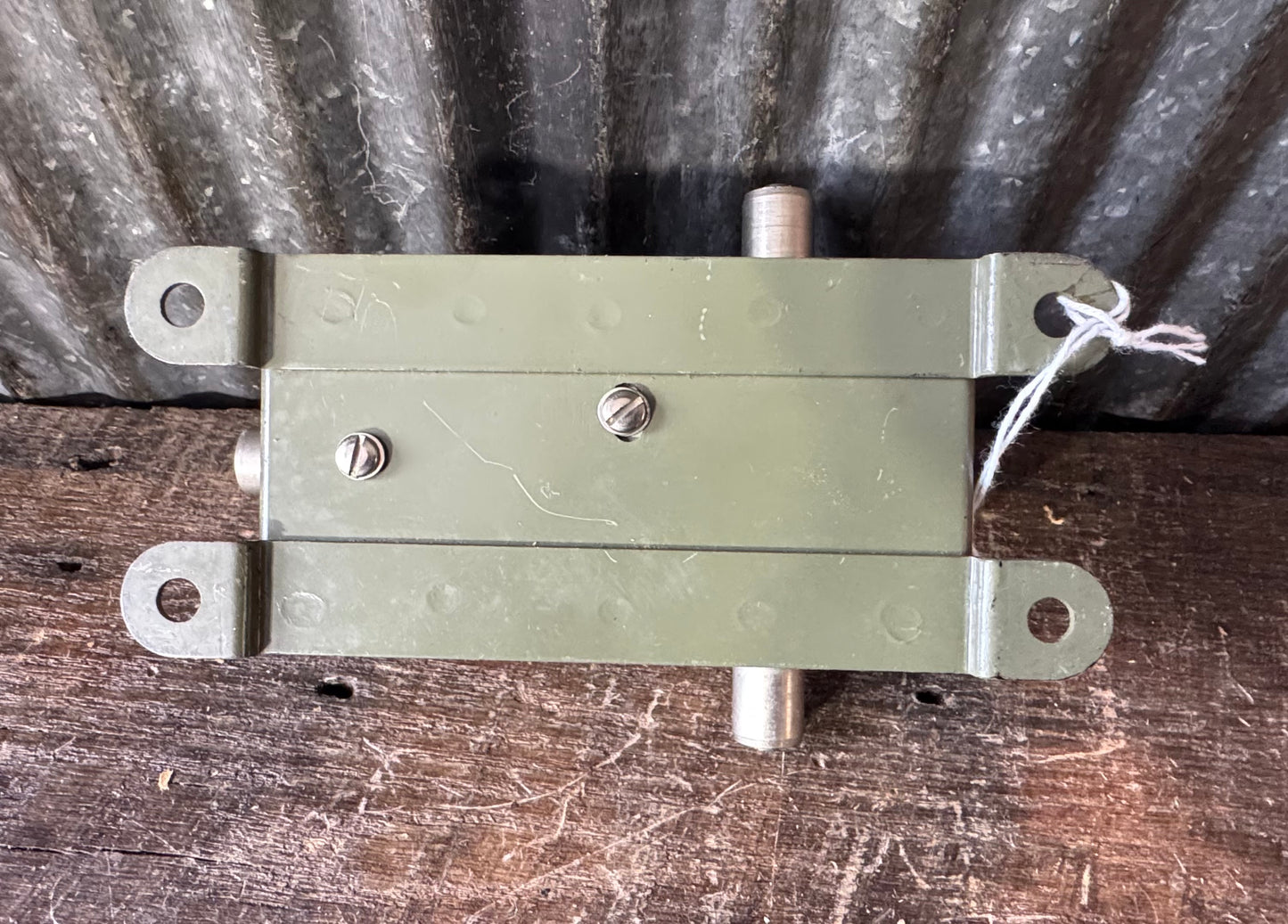 WWII Signal Corps Junction Box JB-45-A / British A.M. Switch Unit Ref. No. 110F/354