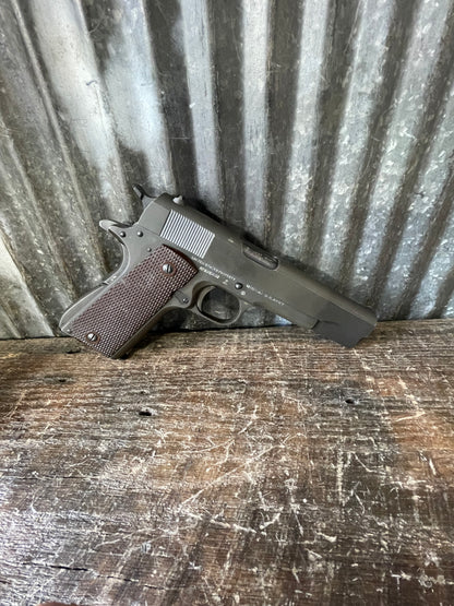 1942 Colt M1911A1 U.S. Army .45 ACP – WWII British Lend-Lease – British Proofed – 3 WWII Magazines