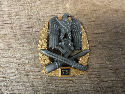 WWII German General Assault Badge 75 Engagements