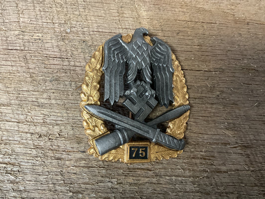 WWII German General Assault Badge 75 Engagements