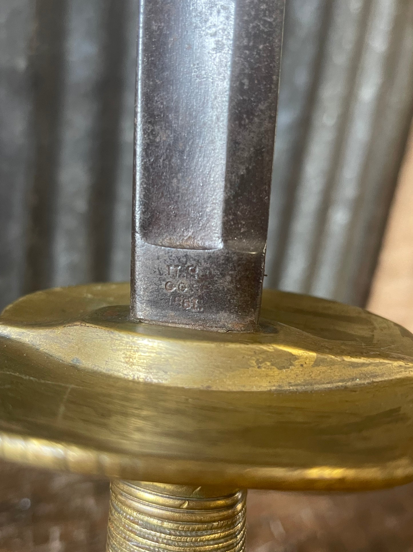 Civil War Era Model 1840/1860 NCO Sword — 1861 Dated Chicopee Marked