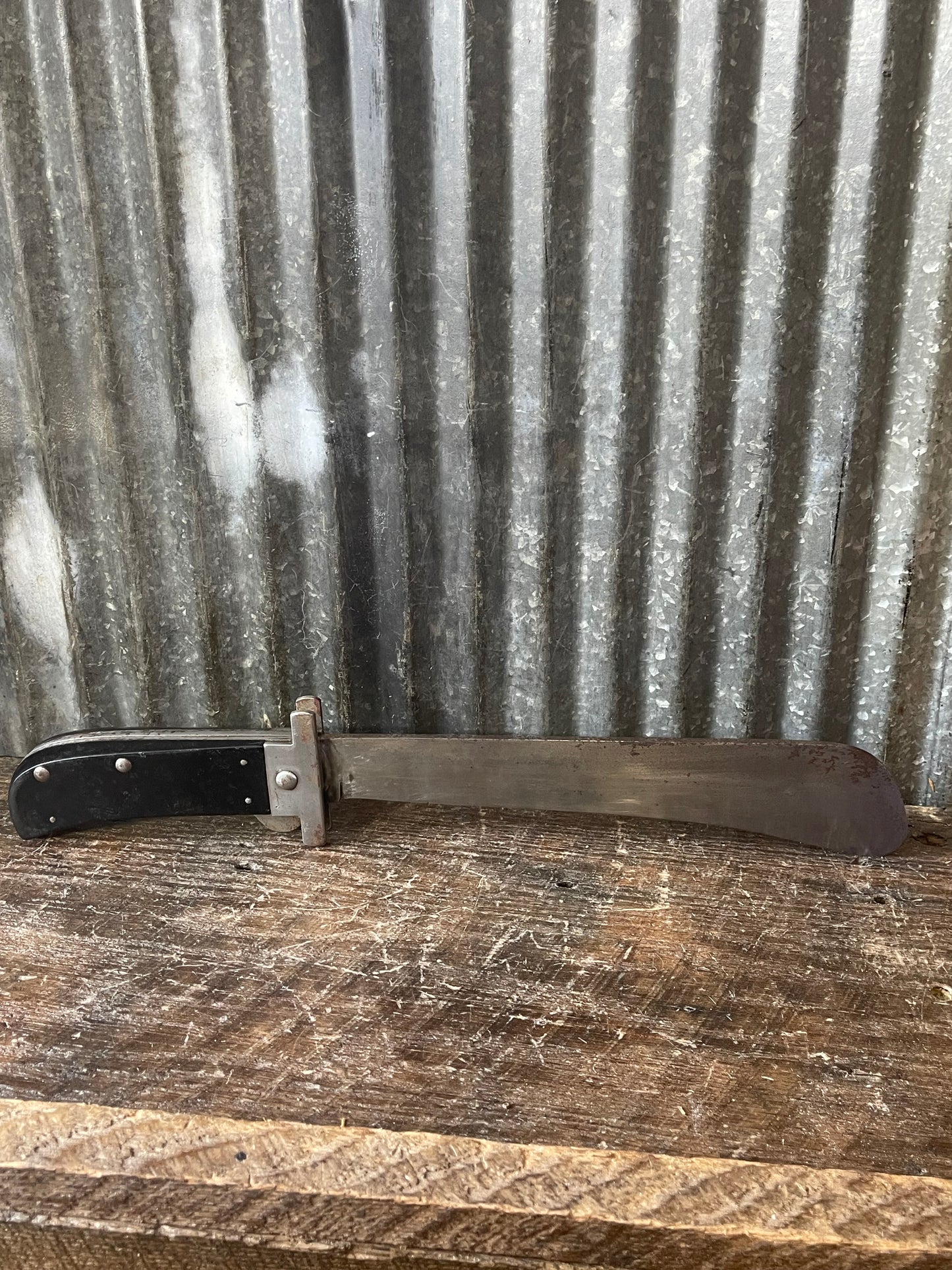 WWII Case XX U.S. Army Air Forces Folding Survival Machete – Pilot Bailout Kit Knife