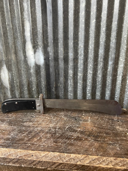 WWII Case XX U.S. Army Air Forces Folding Survival Machete – Pilot Bailout Kit Knife