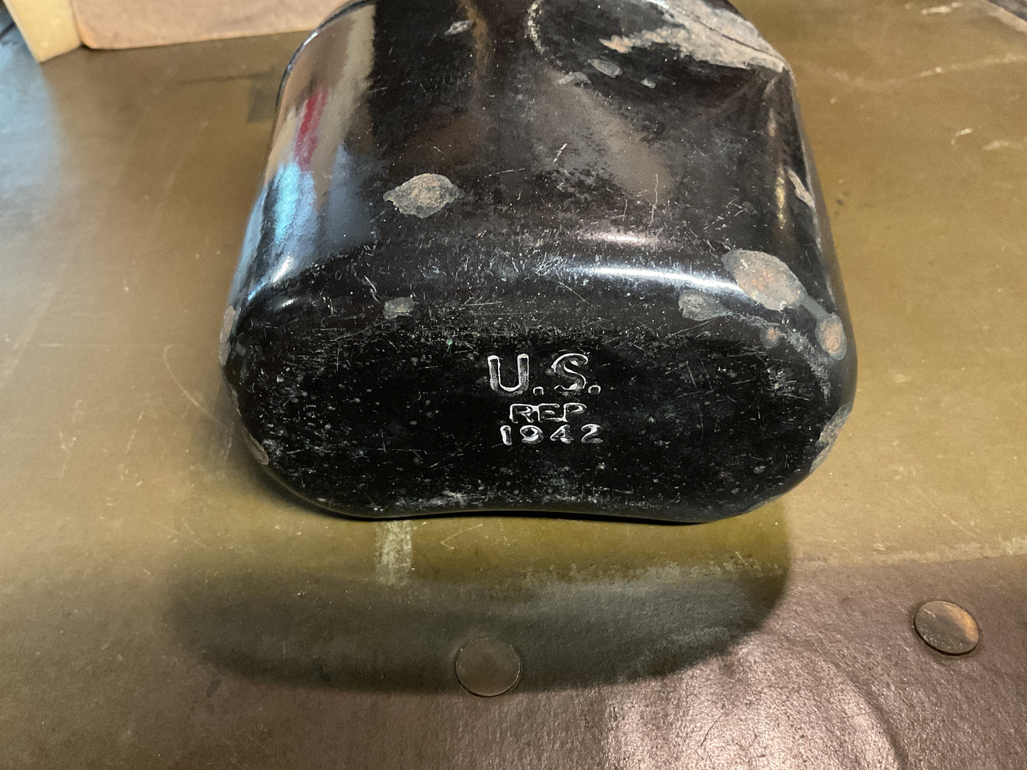Enameled Porcelain 1942 US Canteen