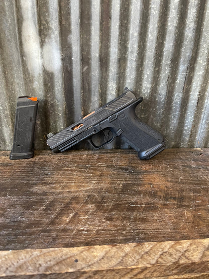 Shadow Systems MR920L semi-automatic pistol chambered in 9mm. Presented in like new condition and appears lightly used or unfired. Includes original Shadow Systems soft case.