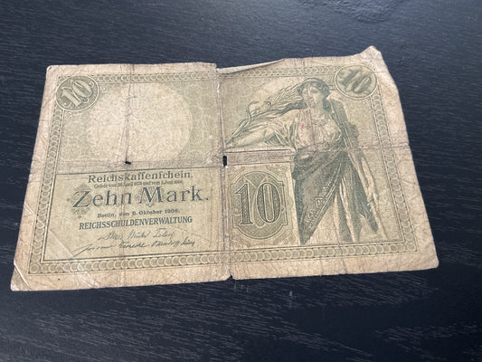 German 10 Mark Reichsschuldenverwaltung 1906