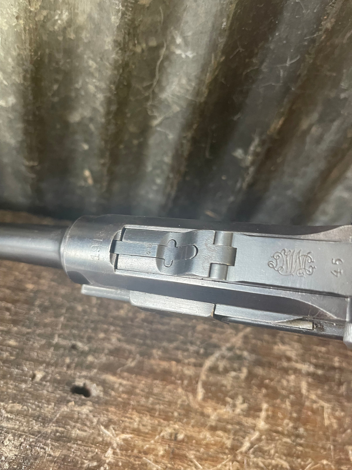 1918 DWM P.08 Luger 9mm – WWI Imperial German – Non-Matching / Arsenal Rework – Sharp Condition