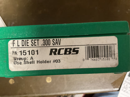 RCBS .300 Savage Full Length Die Set