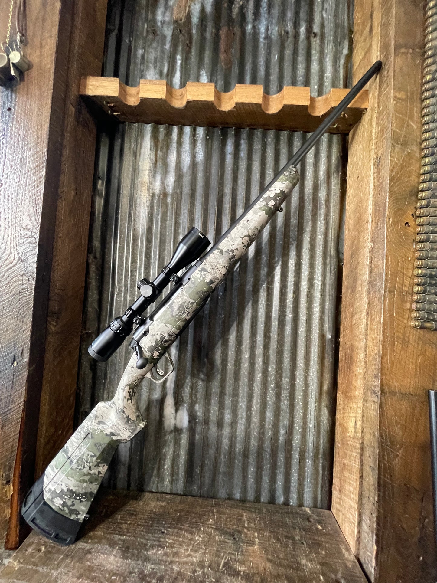 Savage Axis XP Bolt Action Rifle – 6.5 Creedmoor – Bushnell Scope – Veil Camo
