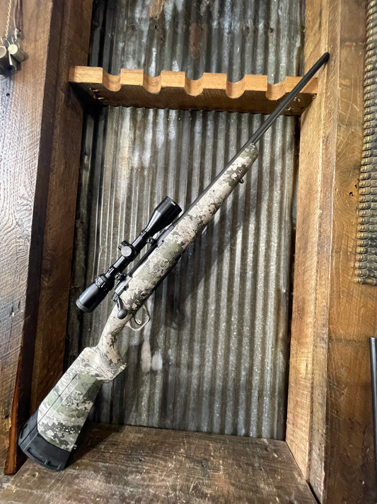 Savage Axis XP Bolt Action Rifle – 6.5 Creedmoor – Bushnell Scope – Veil Camo