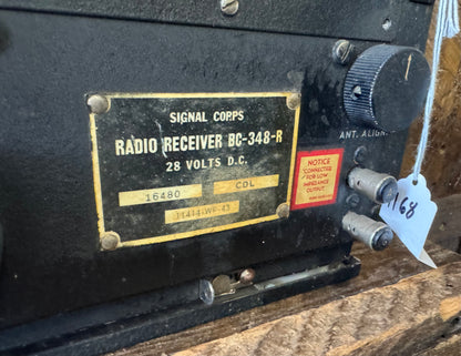 WWII U.S. Army Signal Corps BC-348-R Aircraft Radio Receiver