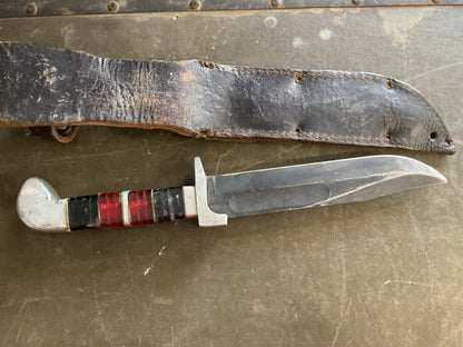 WWII USMC Theatre Knife Marked USMC Camillus