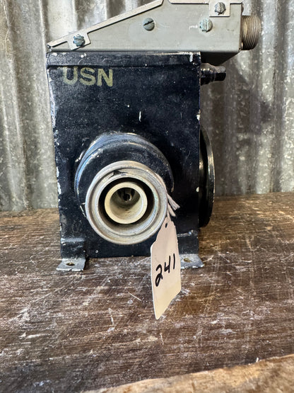 Vintage Tube Transformer Assembly with Ceramic Socket – Black Metal Housing
