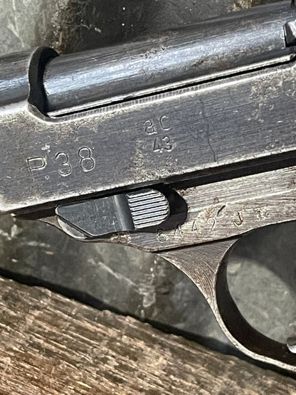WWII German Walther P38 “ac43” 9mm Pistol – Matching Numbers w/ Holster & 2 Magazines