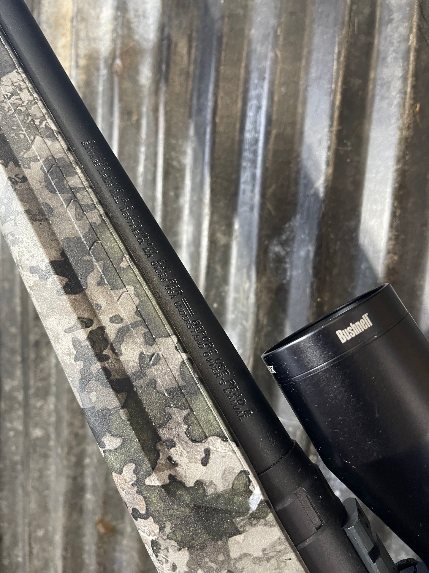 Savage Axis XP Bolt Action Rifle – 6.5 Creedmoor – Bushnell Scope – Veil Camo