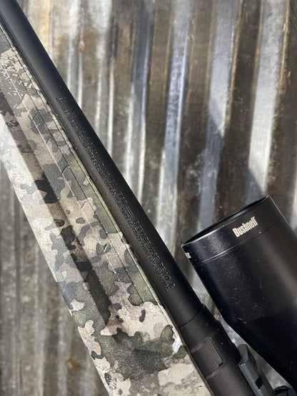 Savage Axis XP Bolt Action Rifle – 6.5 Creedmoor – Bushnell Scope – Veil Camo