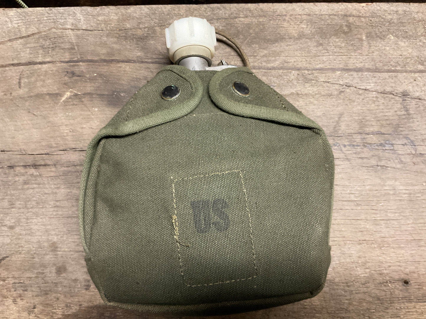Vintage U.S. Army Artic Issue Carellon Metal Canteen with Cover