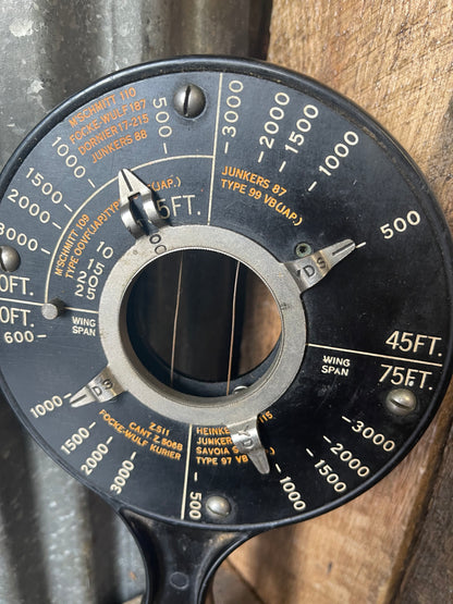 WWII U.S. Navy Bureau of Ordnance Mark 1 Anti-Aircraft Range Indicator – 1943 A.C. Gilbert