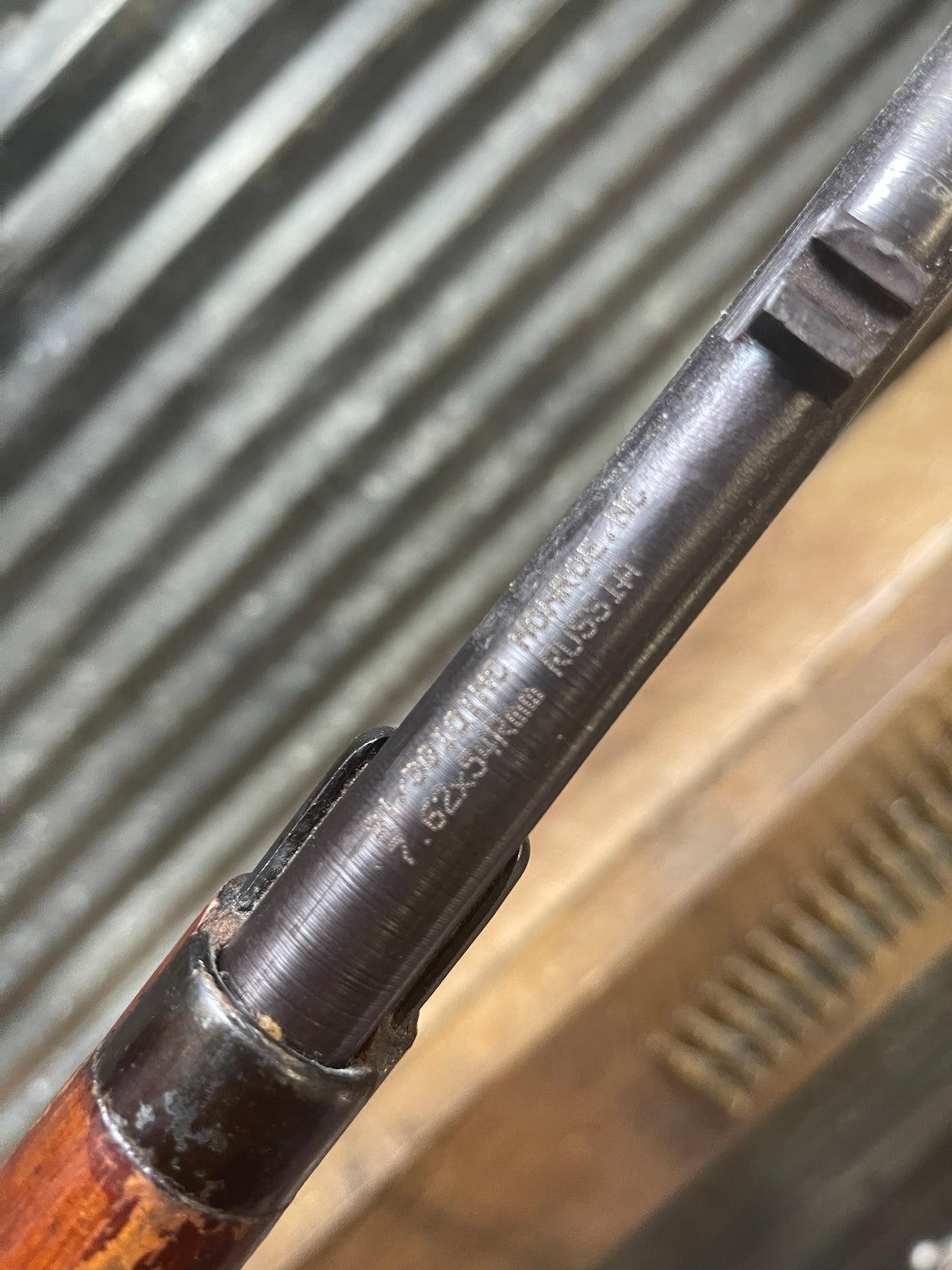 1943 Izhevsk Mosin-Nagant Model 91/30 – 7.62x54R – Bayonet Included – Good Bore