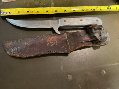 WWII Theatre Knife large silver handle