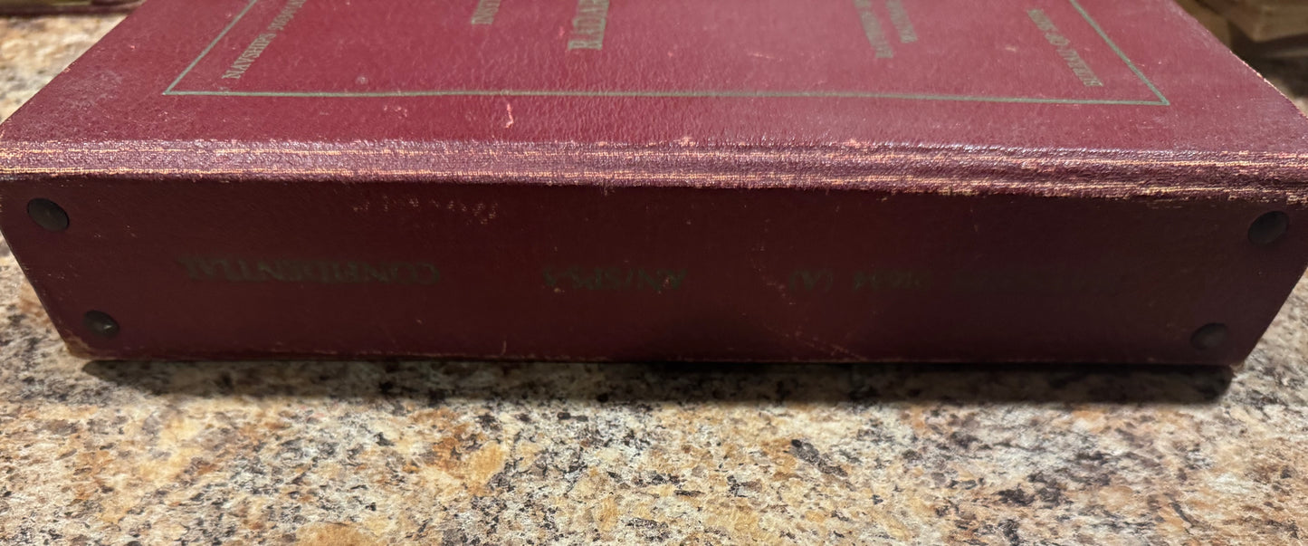 Cold War U.S. Navy Radar Set AN/SPS-5 Instruction Manual – NAVSHIPS 91634(A) – Raytheon