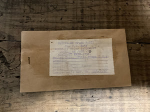 WWII U.S. Navy Radar Spare Parts Envelope AN/APS-2B-Philco-SEALED