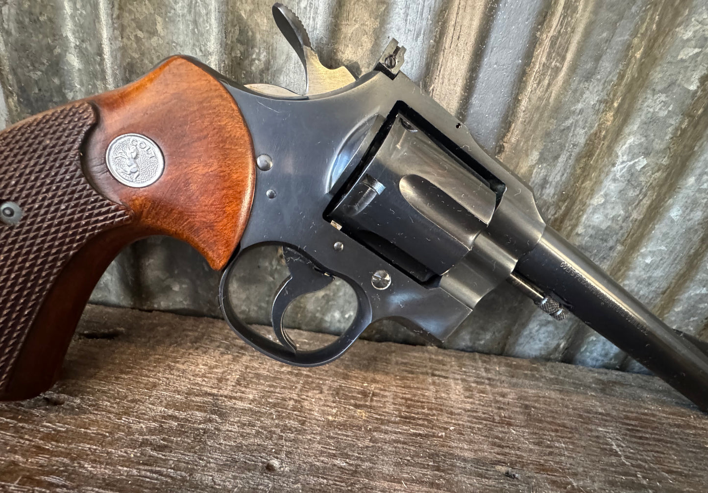 Colt Officers Model Match .38 Special Revolver (with Box & Papers)