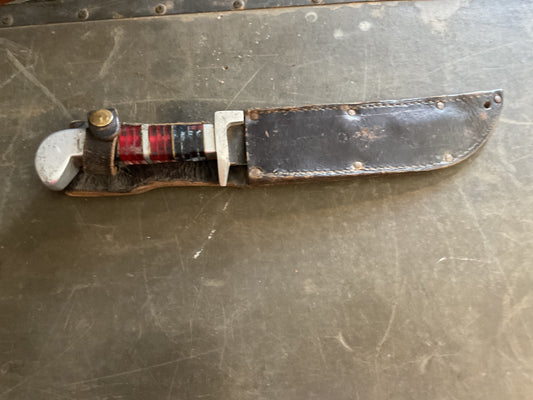 WWII USMC Theatre Knife Marked USMC Camillus