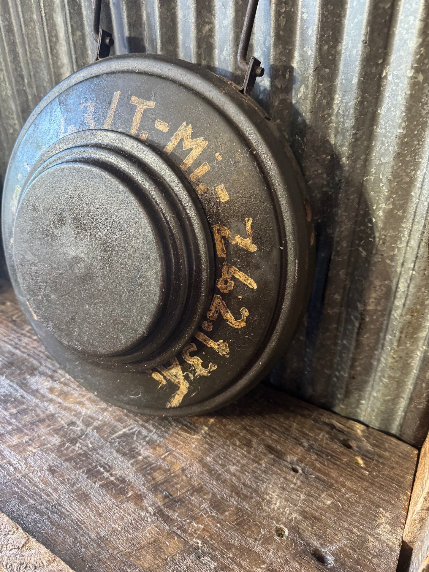 WWII German Tellermine Anti-Tank Mine — Inert Display