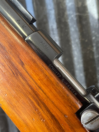 Schultz & Larsen Model 61 Target Rifle – .22 LR – Otterup, Denmark – Full Competition Setup