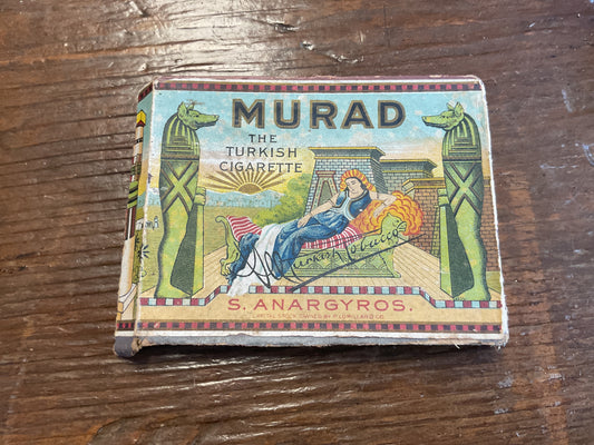 Top of Murad Turkish Cigarette Pack