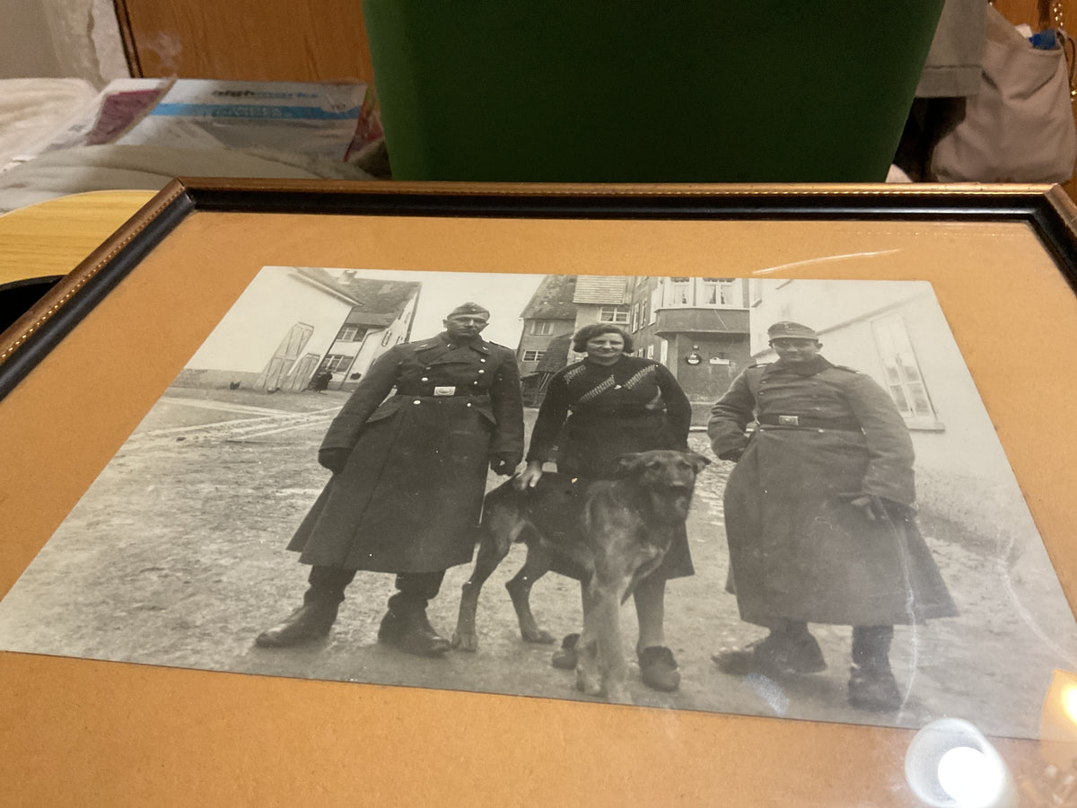 Original WWII German Military Photograph-Framed