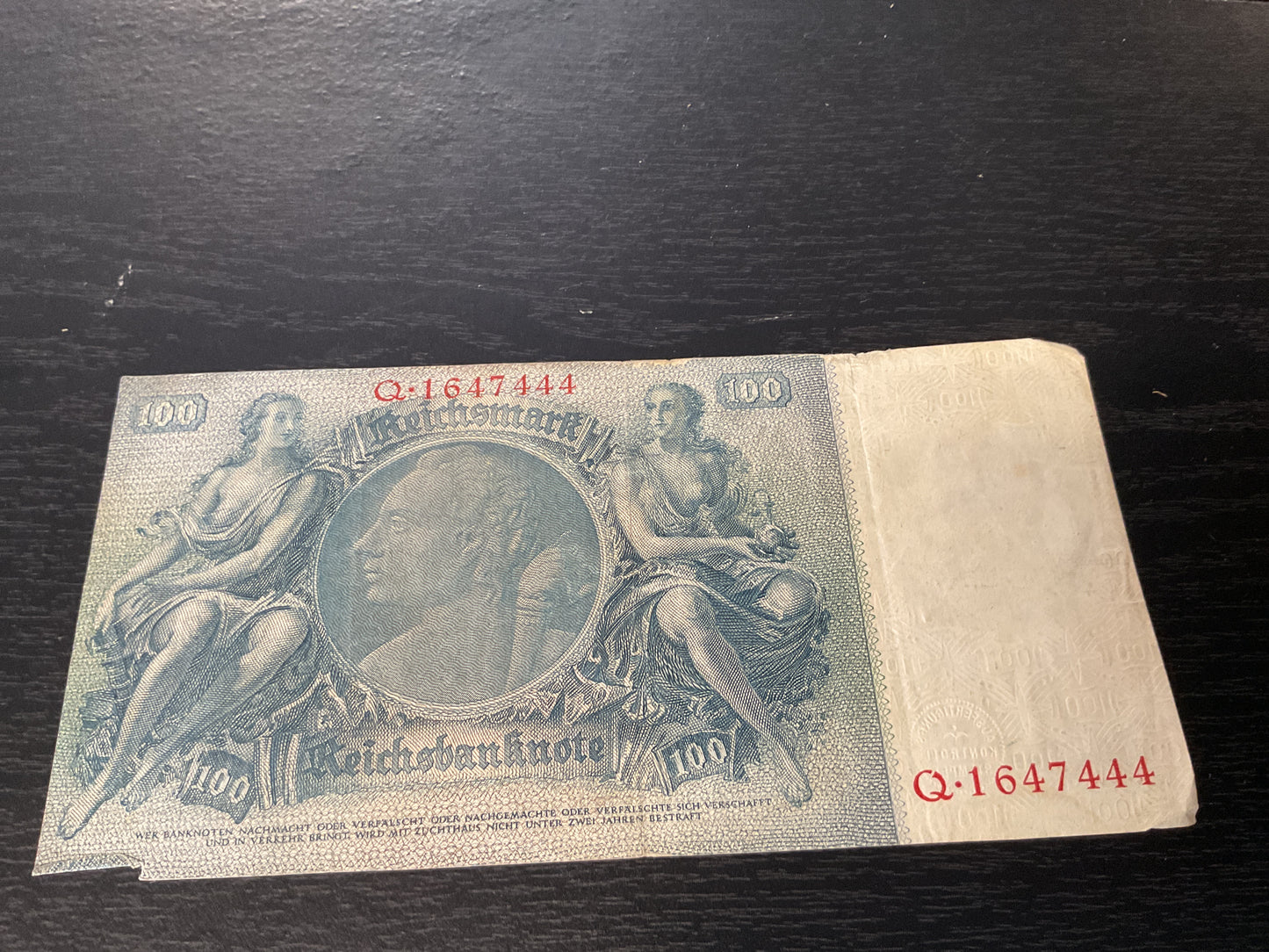 German 100 Marks Banknote 1935