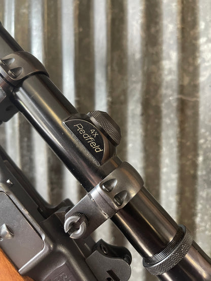 Ruger Mini-14 Ranch Rifle .223 Rem / 5.56 NATO – Redfield 4X Scope – Walnut Stock