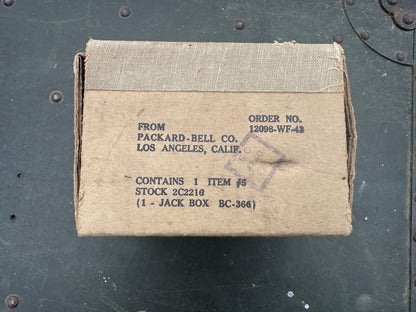WWII Signal Corps Jack Box BC-366