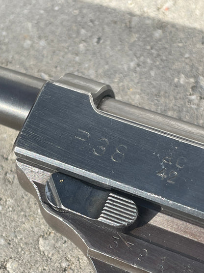 Walther P38 “ac 42” – Matching WWII German Pistol – 9mm – Excellent Original Condition