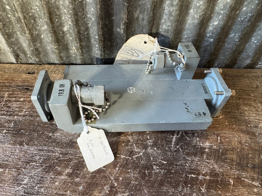 WWII U.S. Military Radar Waveguide Assembly with Directional Couplers – Original Inspection Tag