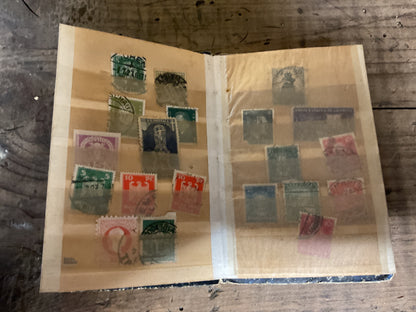 Vintage WWII-Era International Stamp Album
