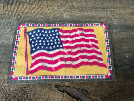 WWI Tobacco Felt Flag (approx 6x4)