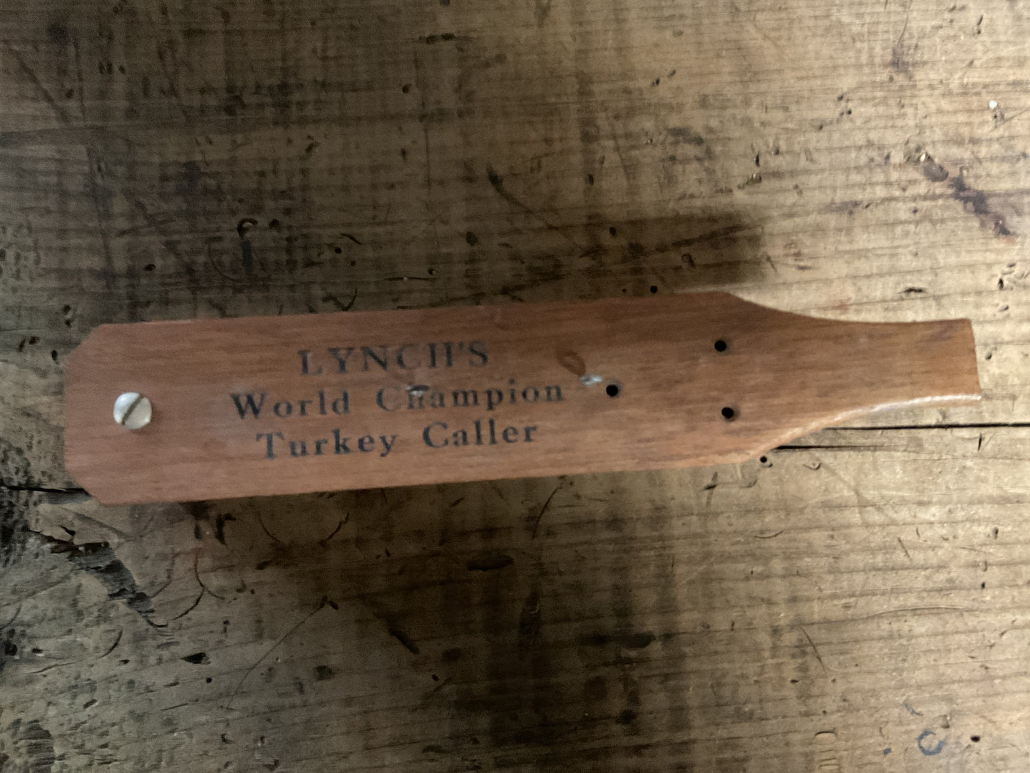 Vintage M.L. Lynch World Champion Turkey Caller Model No. 102 w/ Box & Accessories