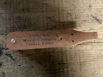 Vintage M.L. Lynch World Champion Turkey Caller Model No. 102 w/ Box & Accessories